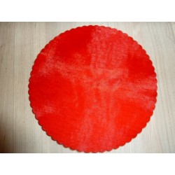 Tulle organza rouge vif