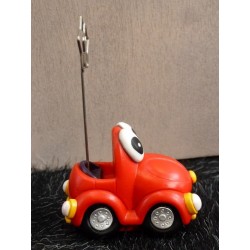 voiture porte-photo rouge