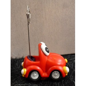 voiture porte-photo rouge