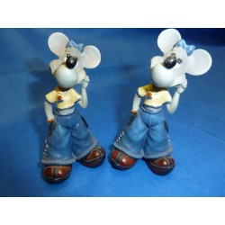 Souris en résine cartoon