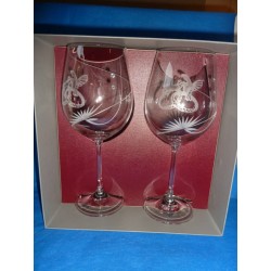 Coffret 2 verres gravés pour mariage 