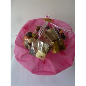 Bouquet de fleurs en chocolat