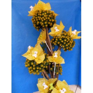 Montage original sur arbre boule Montage original sur arbre boule