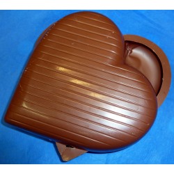 Coeur en chocolat au lait