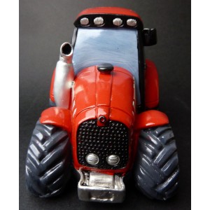 Tirelire tracteur rouge Tirelire tracteur rouge