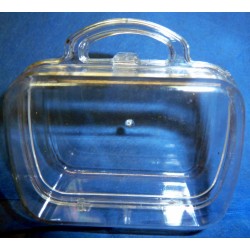 Valise en plexi transparente