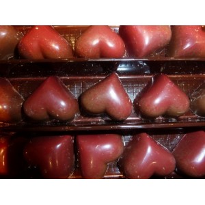 Coeurs en chocolat
