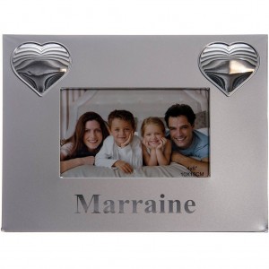 Cadre métal coeur marraine Cadre métal coeur marraine