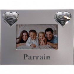 Cadre métal coeur parrain