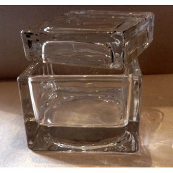 Boite en verre cube