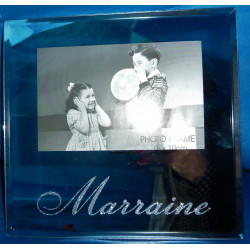 cadre photo en verre MARRAINE