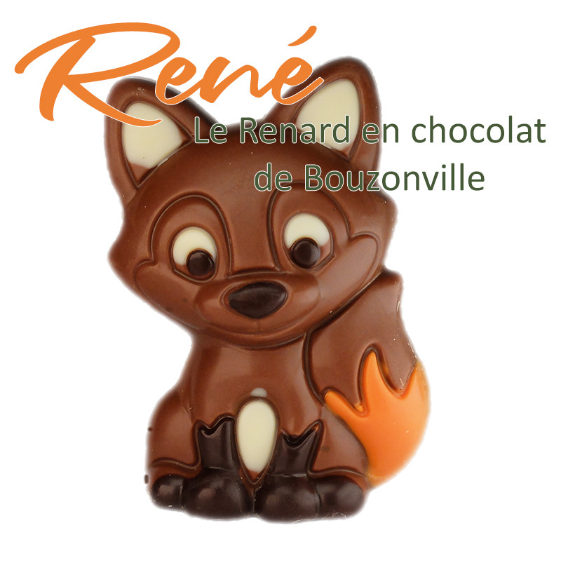 René le renard de Bouzonville - Chocolat au lait - 40g