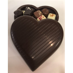 Coeur au chocolat noir...
