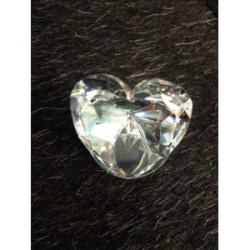 coeur diamant sur miroir