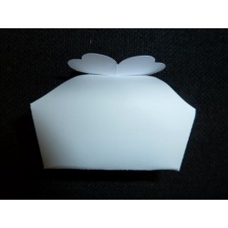 mini panier en carton blanc