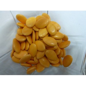 Dragée chocolat couleur mandarine Dragée chocolat couleur mandarine
