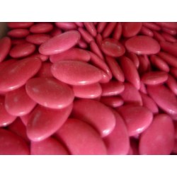 Dragée chocolat couleur rose fuschia