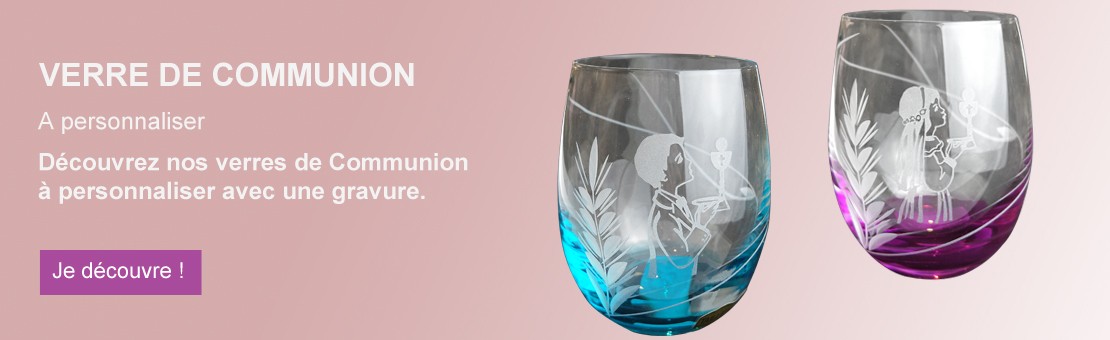 Verre de Communion à personnaliser avec Gourmandises-dragées